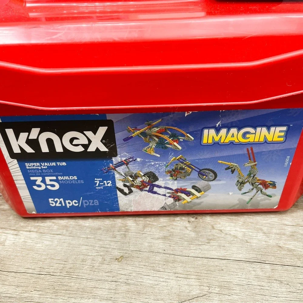KNEX Building Set Lot Motorized 35 Model Ultimate Super Value Tub